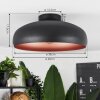 Guayo Ceiling Light black, 1-light source