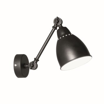 Ideal Lux NEWTON Wall Light black, 1-light source