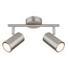 Globo ALLVI Ceiling Light matt nickel, 2-light sources