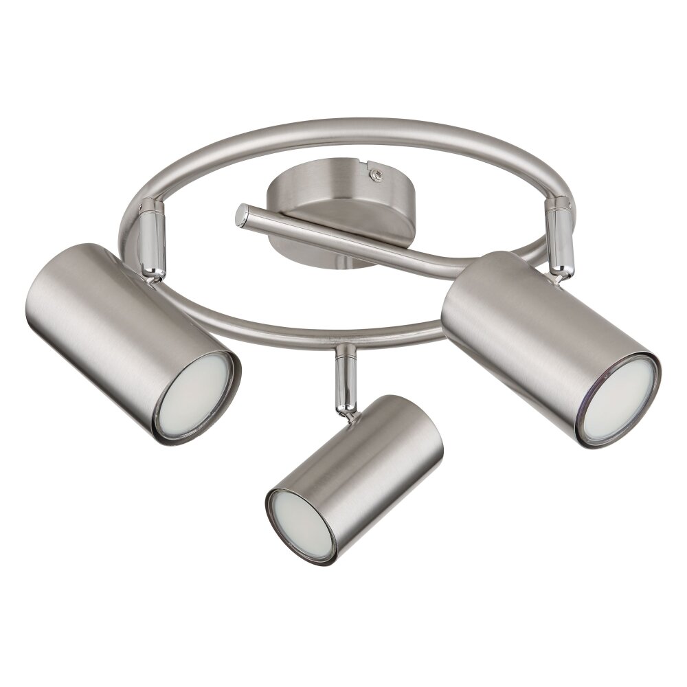 Globo ALLVI Ceiling Light matt nickel, 3-light sources