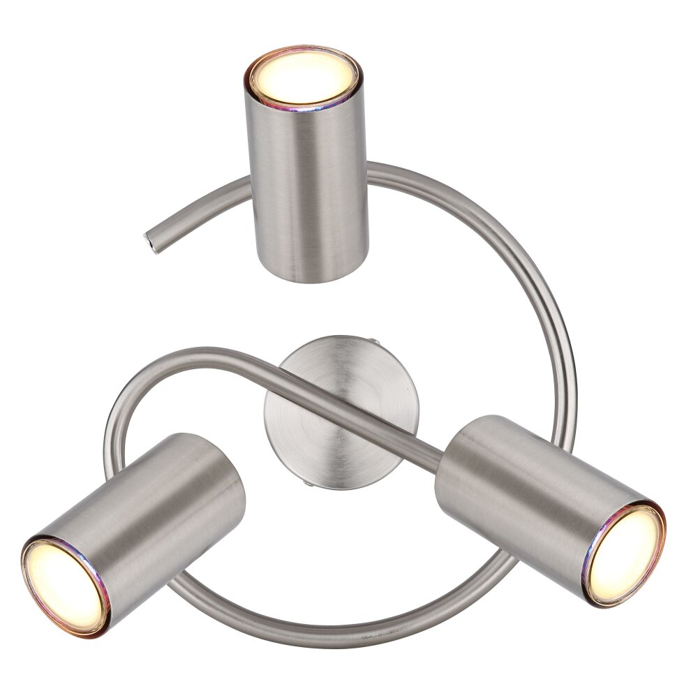 Globo ALLVI Ceiling Light matt nickel, 3-light sources