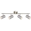 Globo ALLVI Ceiling Light matt nickel, 4-light sources