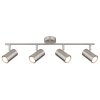 Globo ALLVI Ceiling Light matt nickel, 4-light sources