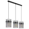 Globo GORLEY Pendant Light black, 3-light sources