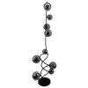 Globo RIHA Floor Lamp LED black, 9-light sources