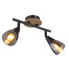 Globo MUBBY Ceiling Light Ecru, black, 2-light sources