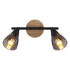 Globo MUBBY Ceiling Light Ecru, black, 2-light sources