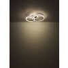 Globo GROUNI Ceiling Light LED titanium, 1-light source, Remote control