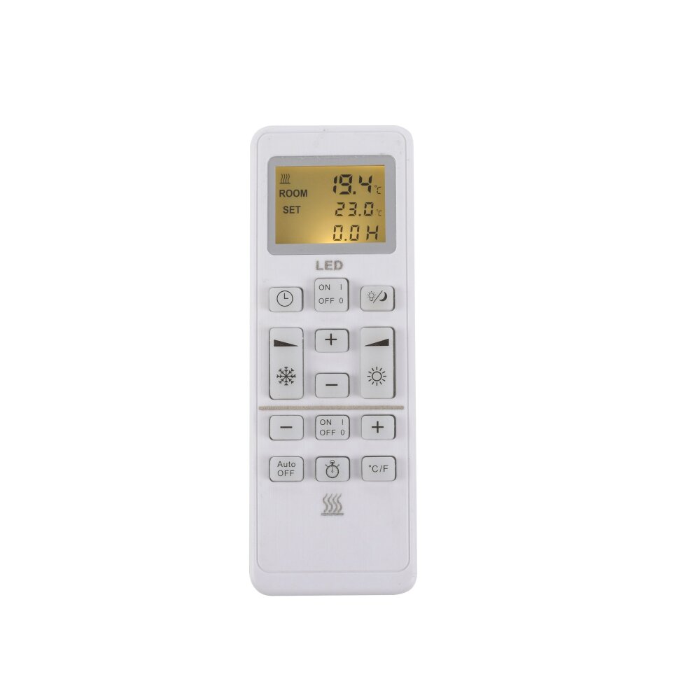 LeuchtenDirekt BEROA Ceiling panel with IR heating LED white, 1-light source, Remote control