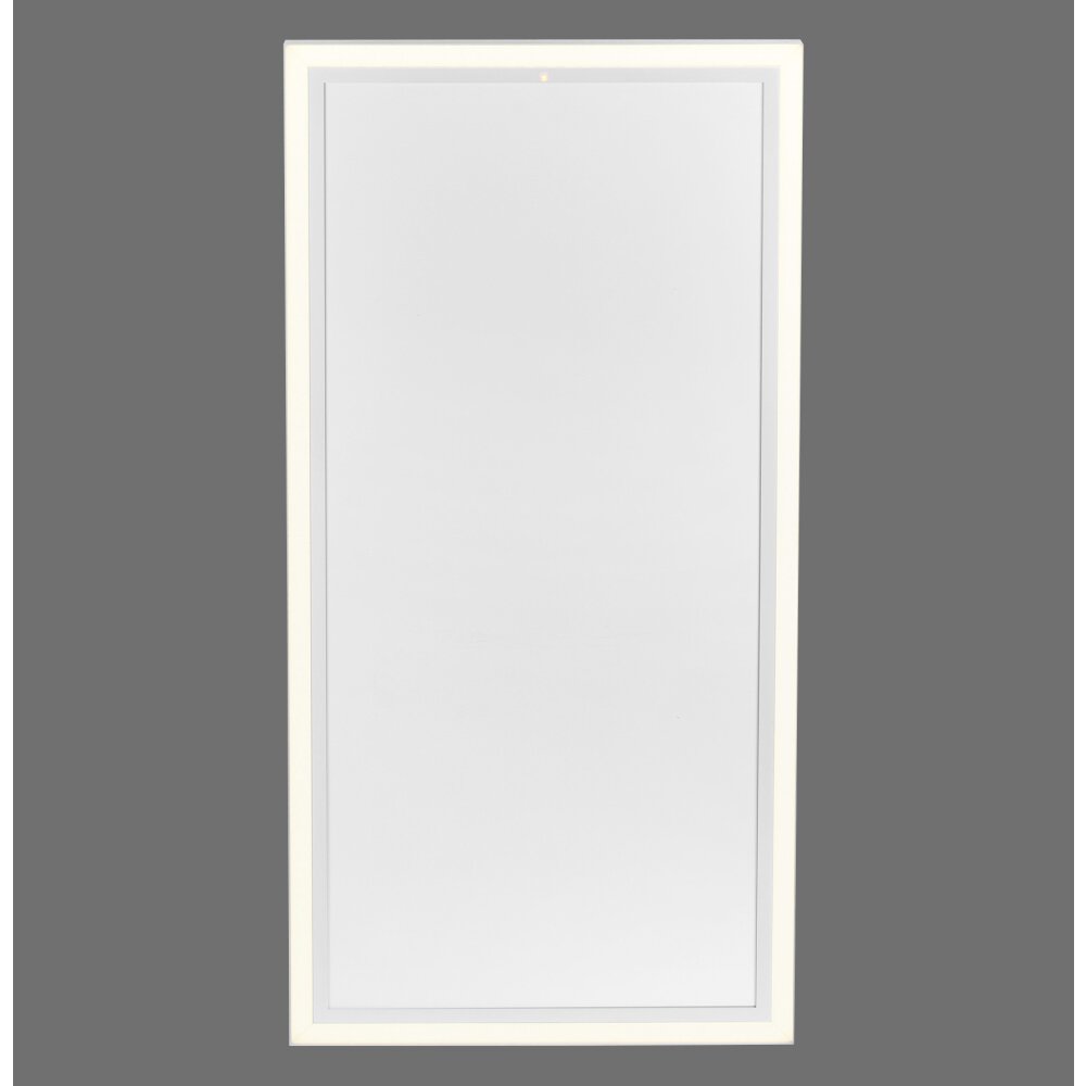 LeuchtenDirekt BEROA Ceiling panel with IR heating LED white, 1-light source, Remote control