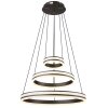 Globo GROUNI Pendant Light LED titanium, 1-light source, Remote control