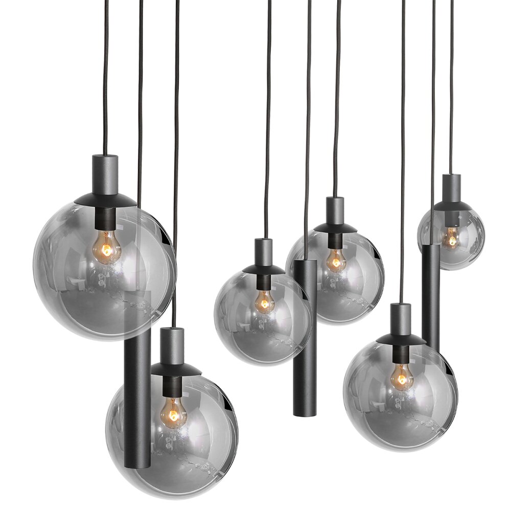 Steinhauer Bollique Pendant Light LED, 9-light sources