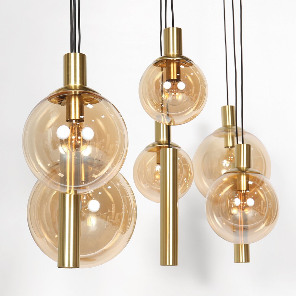 Steinhauer Bollique Pendant Light LED, 9-light sources