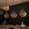 Burgase Pendant Light anthracite, 3-light sources