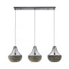 Burgase Pendant Light anthracite, 3-light sources