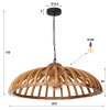 Span Pendant Light anthracite, 1-light source