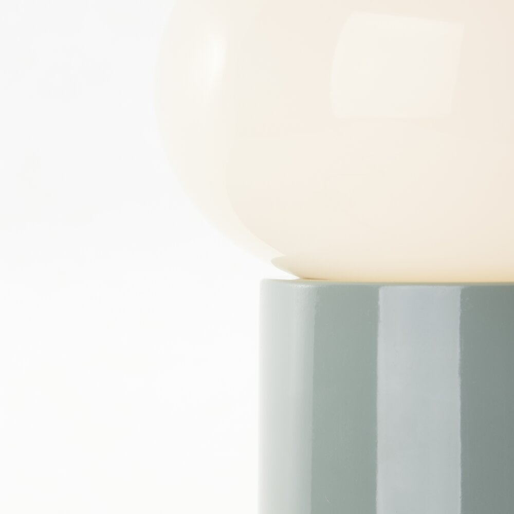 Brilliant Knut Table lamp green, 1-light source