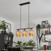 Vevino Pendant Light glass 20cm Amber, 3-light sources