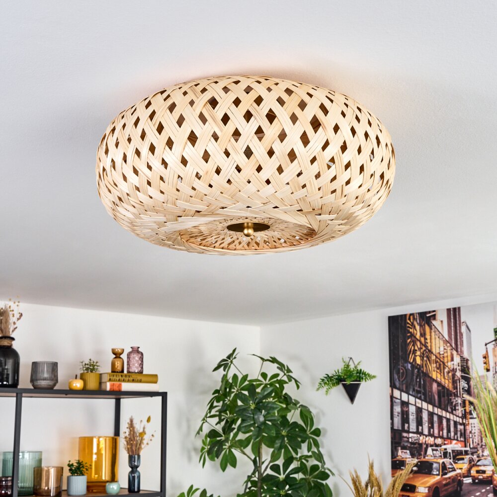Bauro Ceiling Light brass, Ecru, 3-light sources