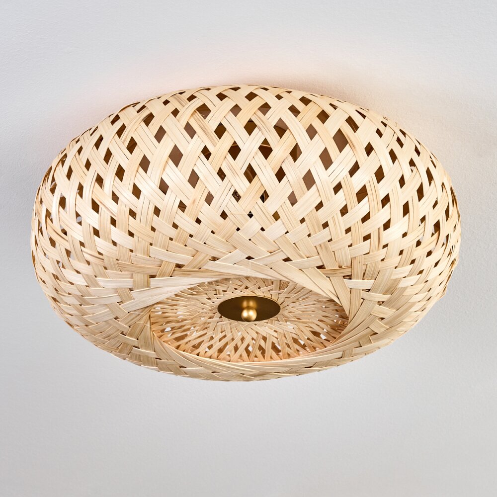 Bauro Ceiling Light brass, Ecru, 3-light sources