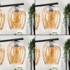 Vevino Pendant Light glass 20cm Amber, 4-light sources