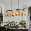 Vevino Pendant Light glass 20cm Amber, 4-light sources