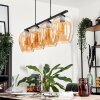 Vevino Pendant Light glass 20cm Amber, 4-light sources