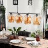 Vevino Pendant Light glass 20cm Amber, 4-light sources