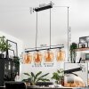 Vevino Pendant Light glass 20cm Amber, 4-light sources