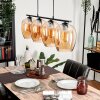 Vevino Pendant Light glass 20cm Amber, 4-light sources