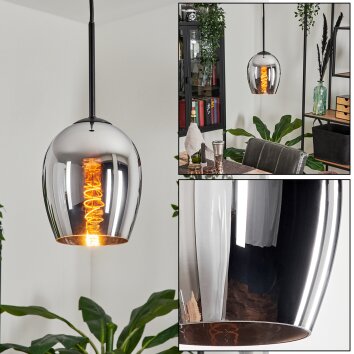 Vevino Pendant Light glass 15cm Smoke-coloured, 1-light source