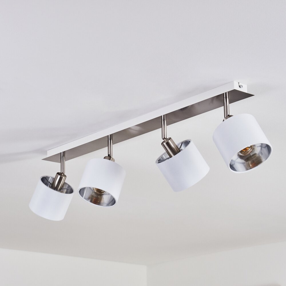 Tibro Ceiling Light silver, white, 4-light sources