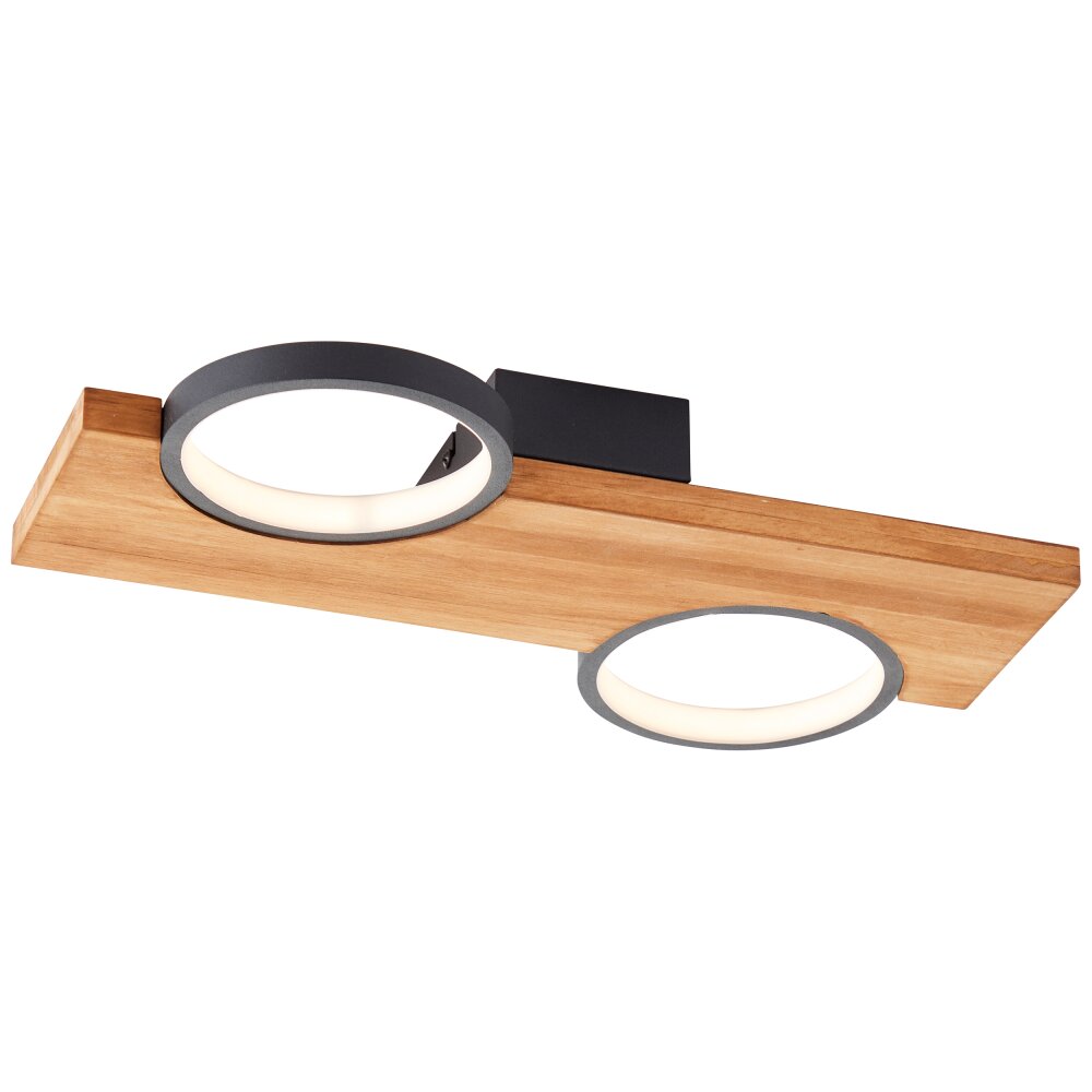 Brilliant Cheesy Ceiling Light LED black, 1-light source