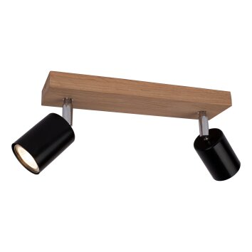 Languileo Ceiling Light Light wood, 2-light sources