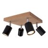 Languileo Ceiling Light Light wood, 4-light sources