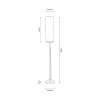 Coquimbito Floor Lamp LED matt nickel, 2-light sources