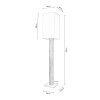 Ham Floor Lamp brown, 1-light source