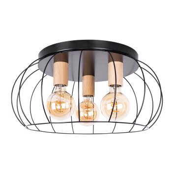 Orosmayo Ceiling Light Light wood, 3-light sources