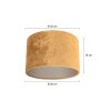 Steinhauer Kappen lampshade gold