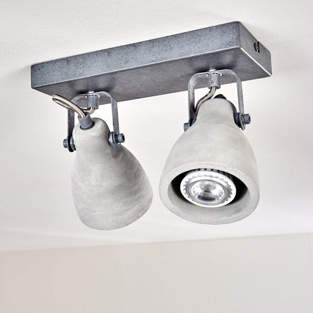 Lomma Ceiling Light grey, 2-light sources