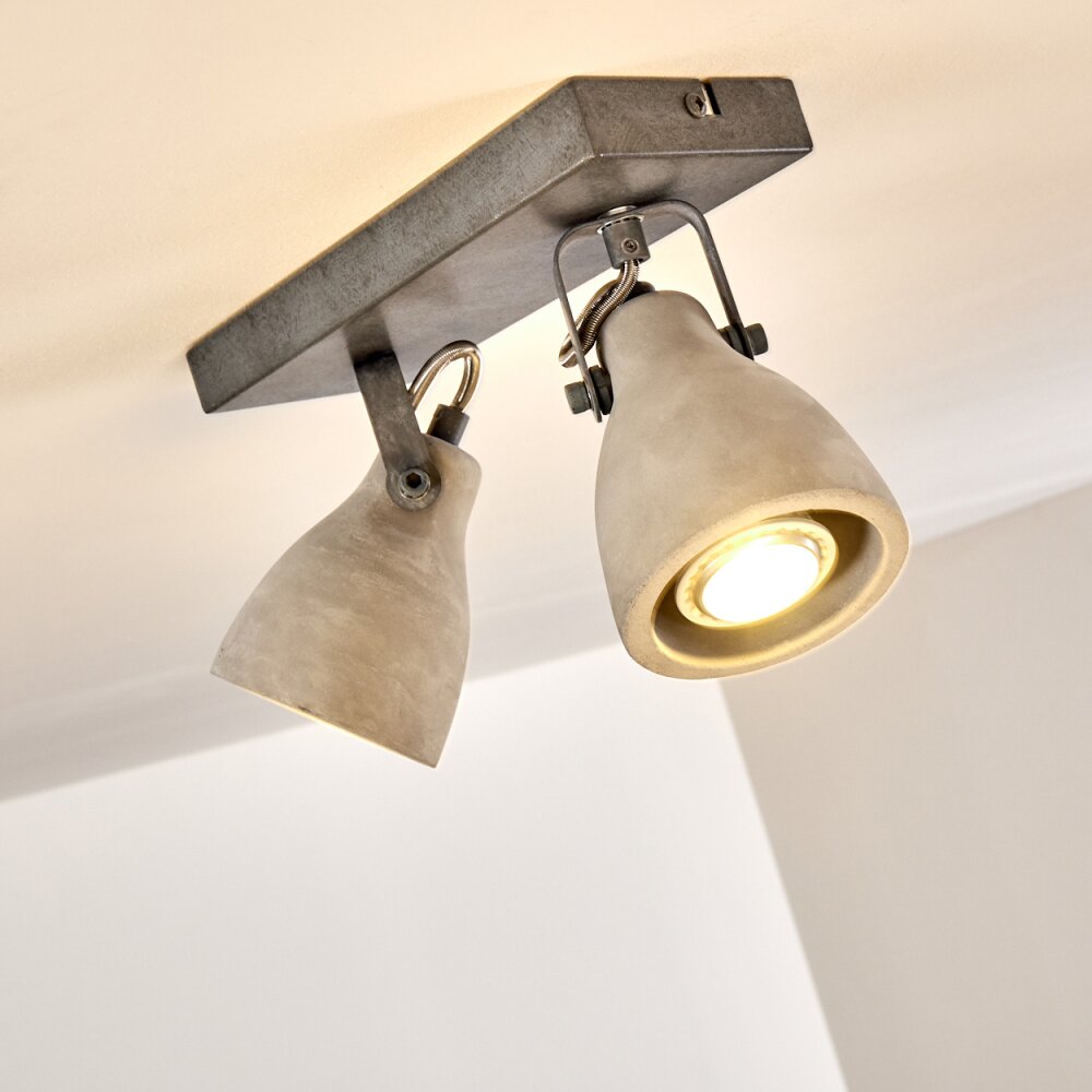 Lomma Ceiling Light grey, 2-light sources