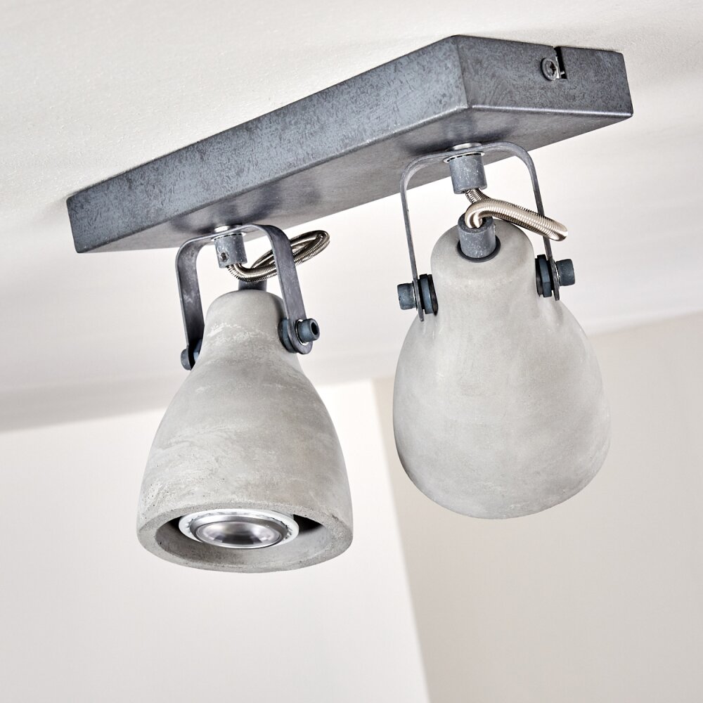 Lomma Ceiling Light grey, 2-light sources