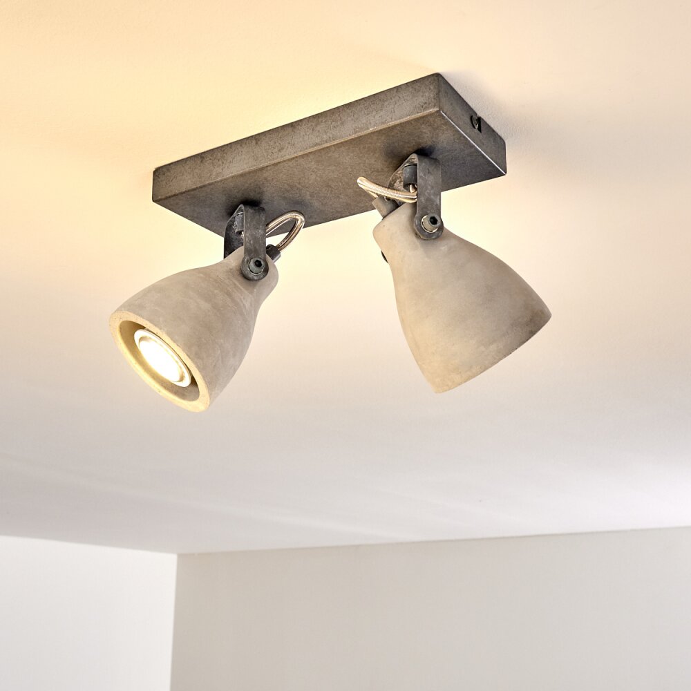 Lomma Ceiling Light grey, 2-light sources