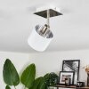 Tibro Ceiling Light matt nickel, white, 1-light source