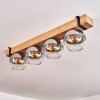 Montgomery Ceiling Light glass 15cm Ecru, black, 4-light sources