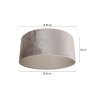 Steinhauer Kappen lampshade grey