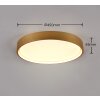 Trio DOHA Ceiling Light LED brass, 1-light source