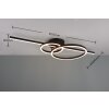 Trio MONTILLA Ceiling Light LED black, 1-light source, Remote control