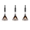 Trio STANLEY Pendant Light black, 3-light sources