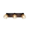 Reality ARDON Ceiling Light gold, black, 3-light sources